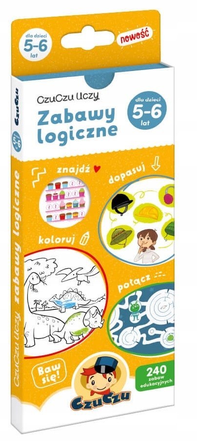 CzuCzu Uczy Zabawy Logiczne 5-6 lat Zagadki