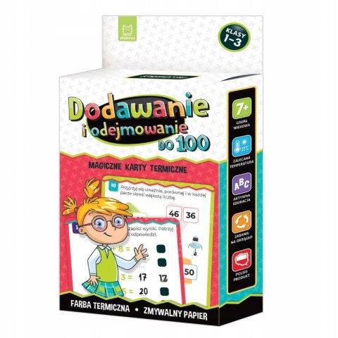 Dodawanie i odejmowanie do 100 Magiczne karty Aksjomat