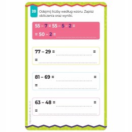 Dodawanie i odejmowanie do 100 Magiczne karty Aksjomat