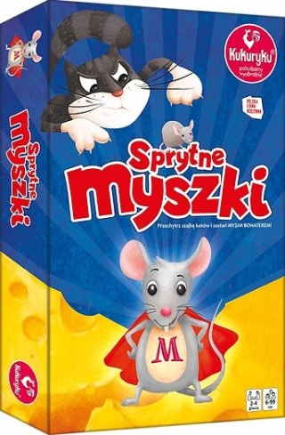 Gra Planszowa Sprytne Myszki Kukuryku 6+ Rodzinna