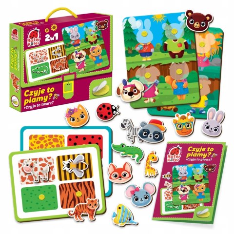 Gra z rzepami Czyje to plamy? Gra Edukacyjna