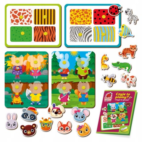 Gra z rzepami Czyje to plamy? Gra Edukacyjna