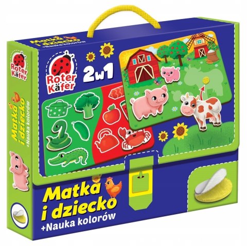 Gra z rzepami Matka i dziecko Edukacyjna Kolory Nauka Kolorów