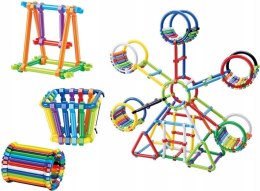 Klocki Małych Geniuszy Patyki 360 Elementów Słomki