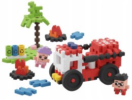 Klocki Mini Wafle Wóz Strażacki 80 el Marioinex