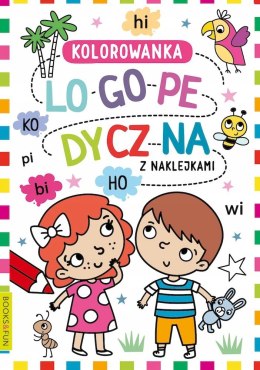 Kolorowanka logopedyczna z naklejkami