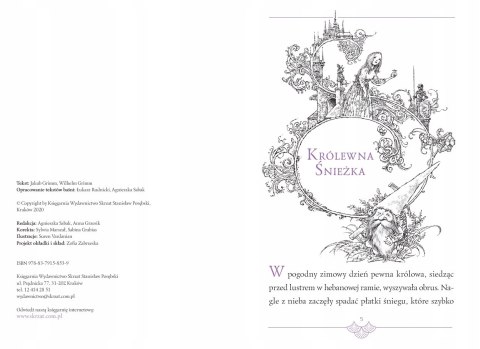 Książka Baśnie braci Grimm Królewna Śnieżka i inne