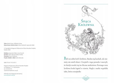 Książka Baśnie braci Grimm Śpiąca Królewna i inne