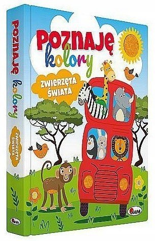 Książka Sensoryczna Poznaję Kolory Zwierzęta Świat