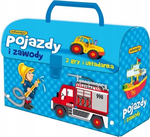 Kuferek Pojazady i Zawody Adamigo 2 Gry Edukacyjne