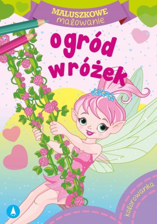 Maluszkowe malowanie Ogród wróżek Kolorowanka
