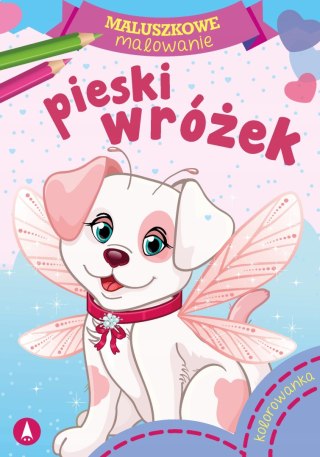 Maluszkowe malowanie Pieski wróżek Kolorowanka