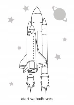 Maluszkowe malowanie Pojazdy kosmiczne Kolorowanka