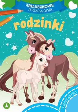 Maluszkowe malowanie Rodzinki Malowanka Kolorowank