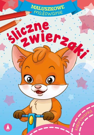 Maluszkowe malowanie Śliczne zwierzaki Malowanka