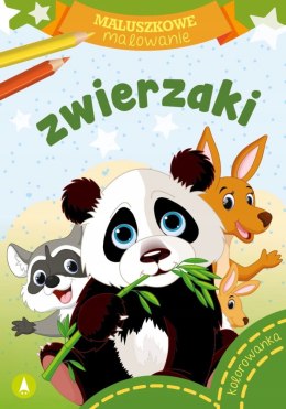 Maluszkowe malowanie Zwierzaki Kolorowanka Malowan