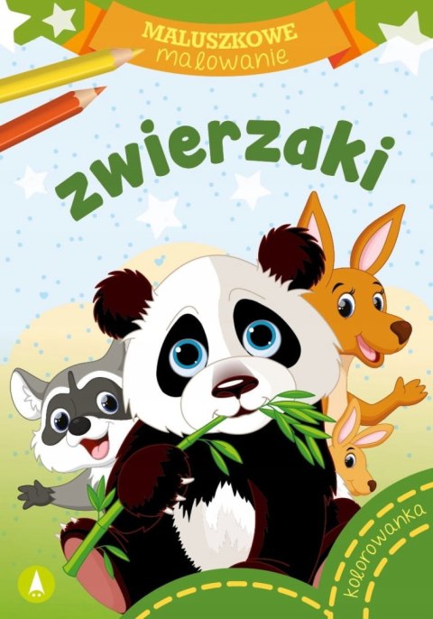 Maluszkowe malowanie Zwierzaki Kolorowanka Malowan