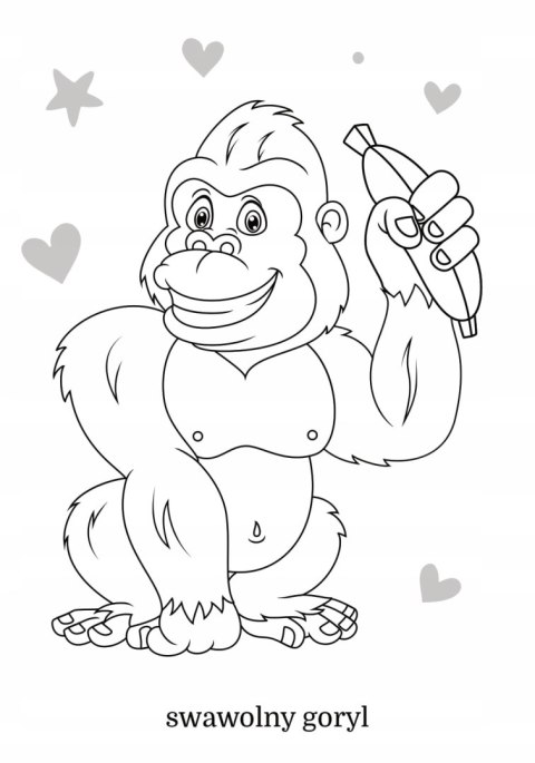 Maluszkowe malowanie Zwierzaki Kolorowanka Malowan