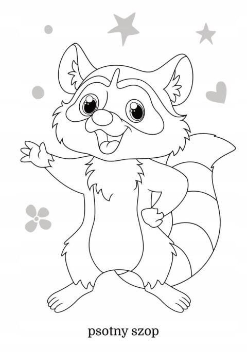 Maluszkowe malowanie Zwierzaki Kolorowanka Malowan