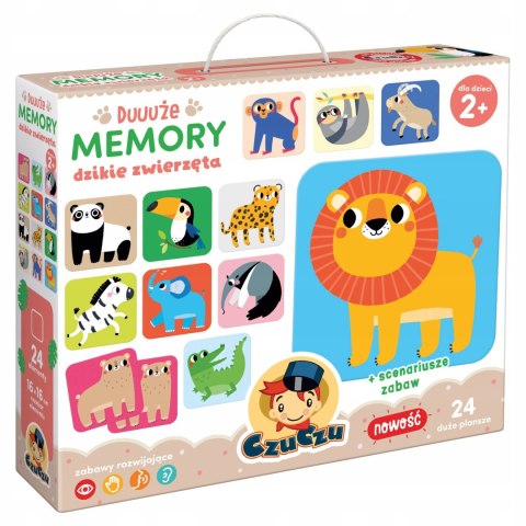 Moje Pierwsze Duże Memory Dzikie Zwierzątka Czuczu