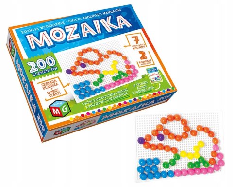 Mozaika 200 elementów Mozaiki Multigra