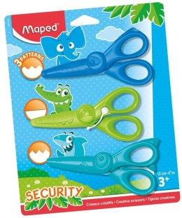Nożyczki kreatywne Kidicraft 12 cm 3 szt Maped 3+