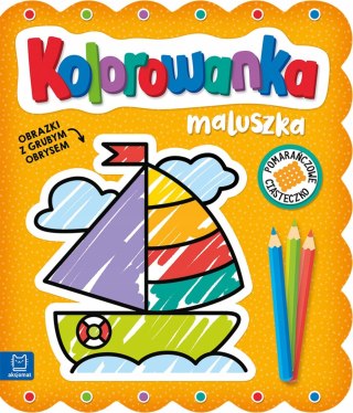 Obrazki z grubym obrysem Pomarańczowe ciasteczko Aksjomat