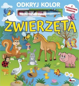 Odkryj Kolor z Flamastrem Wodnym Zwierzęta Wodna
