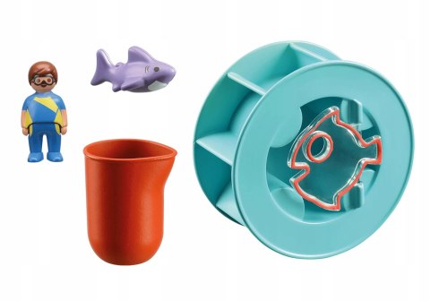 Playmobil 70636 Młyn wodny z małym rekinem 1.2.3.