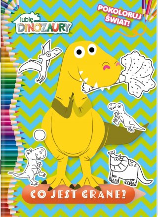 Pokoloruj Świat Moje Dinozaury Kolorowanka