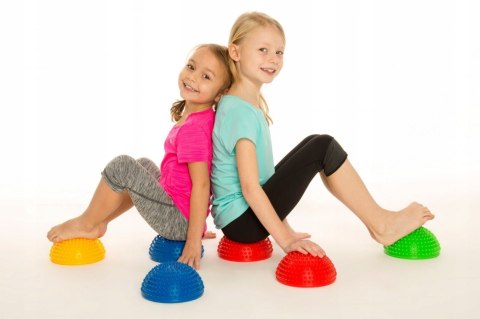 Półkula sensoryczna 2 szt Tullo ziel czerw Jeż 477