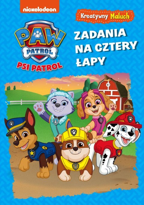 Psi Patrol Kreatywny Maluch 5 Zagadki Naklejki