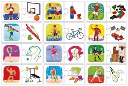 Puzzle Edukacyjne Sport i atrybuty Adamigo