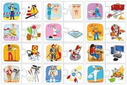 Puzzle Edukacyjne Zawody i atrybuty Adamigo