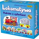 Puzzle Lokomotywa Podróże z Cyferkami Adamigo