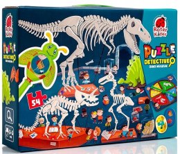 Puzzle Obserwacyjne Dinozaury Roter Kofer + Lupa