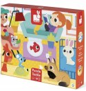 Puzzle Sensoryczne Zwierzęta Domowe Janod 20 el.