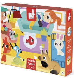 Puzzle Sensoryczne Zwierzęta Domowe Janod 20 el.