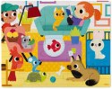 Puzzle Sensoryczne Zwierzęta Domowe Janod 20 el.