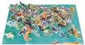 Puzzle edukacyjne z figurkami 3D Dinozaury 200 el.