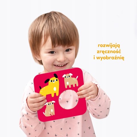 Puzzle kontrastowe Tu pasuje dzieci 15m+ Czuczu