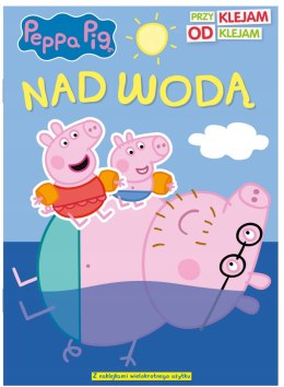 Świnka Peppa Przyklejam Odklejam Nad wodą Naklejki