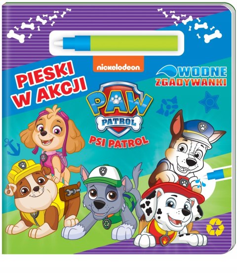 Wodne Zgadywanki 2 Psi Patrol Wodna Kolorowanka