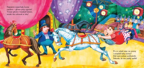 Z tatą w cyrku Bajki Wierszyki Bajka Drabik