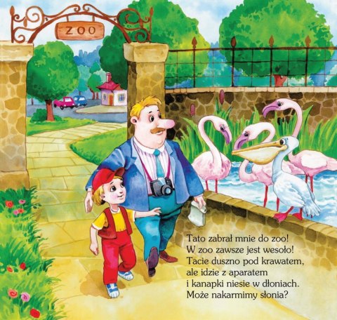Z tatą w zoo Bajki Wierszyki Bajka Drabik