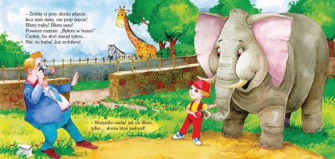 Z tatą w zoo Bajki Wierszyki Bajka Drabik