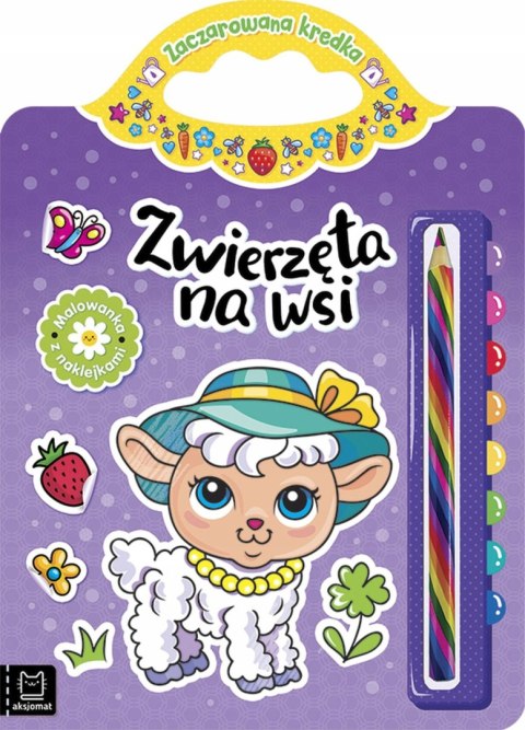Zaczarowana kredka Zwierzęta Na Wsi Malowanka