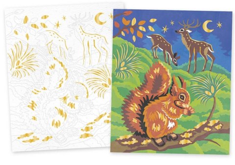 Zestaw Malowanie po numerach Leśne zwierzęta Janod