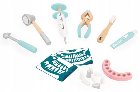 Zestaw dentysty z 9 akcesoriami 3+, Janod