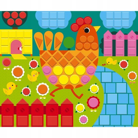 Zestaw kreatywny Mozaika Zwierzęta 3+ Janod